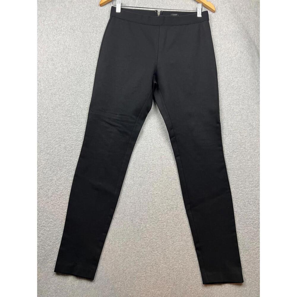 J Crew Skinny Legging Pants Women Size 6 R Stretchy Ankle Casual Simple Black